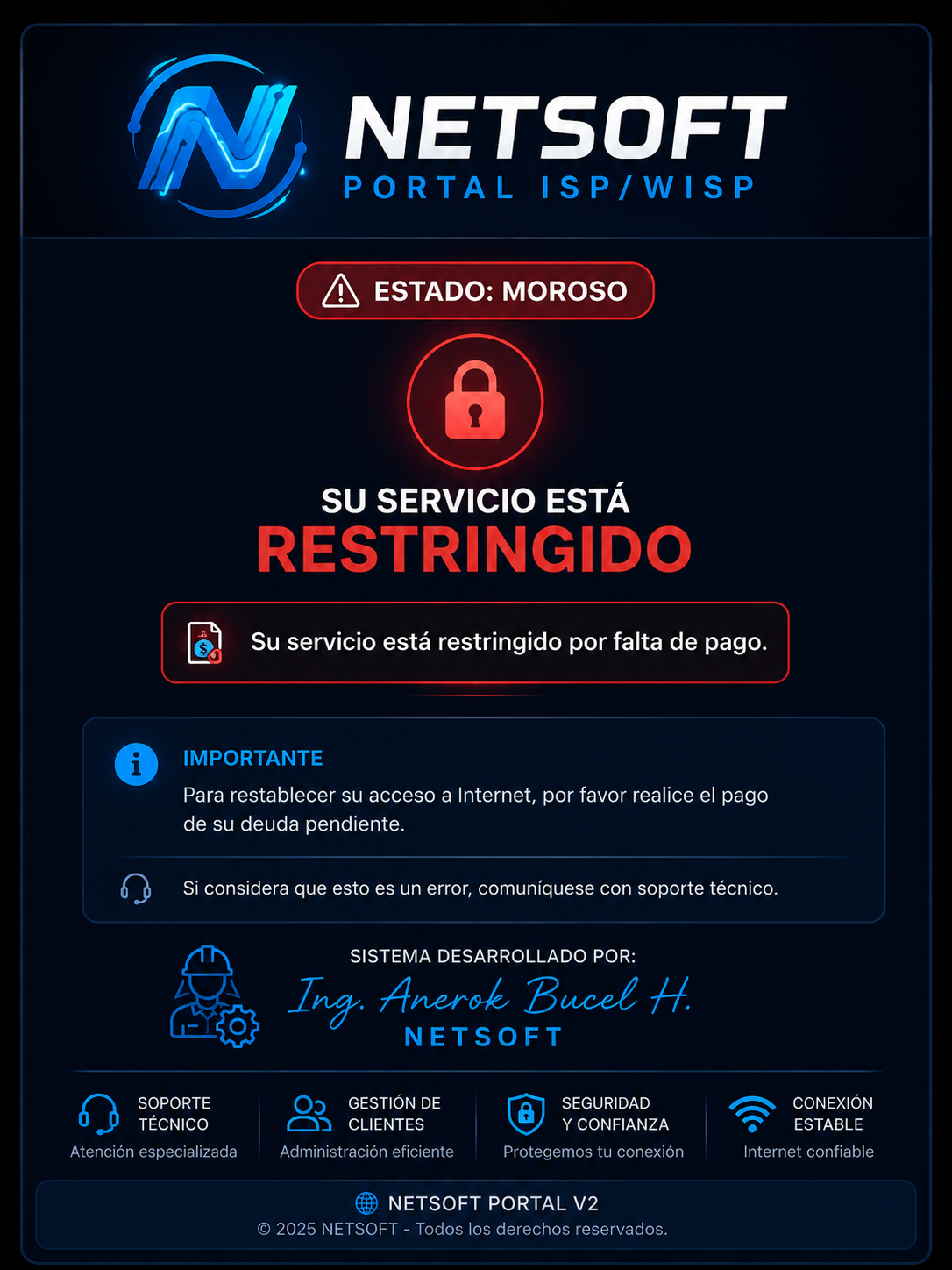 Servicio Restringido